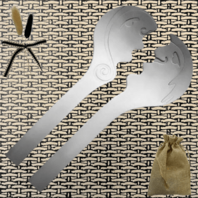 Carrol Boyes Salad Servers Kiss