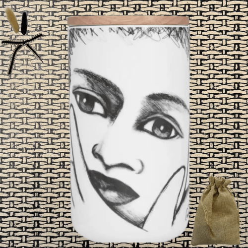 White Dumpy Canister