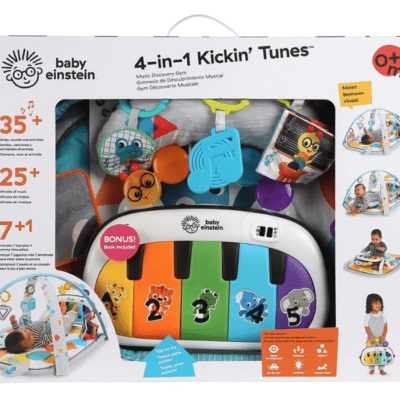 Baby Einstein 4-In-1 Kickin Tunes Musical and Language Discovery Gym