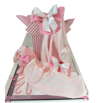 Baby Girl Brocha Blanket Gift Arrangement
