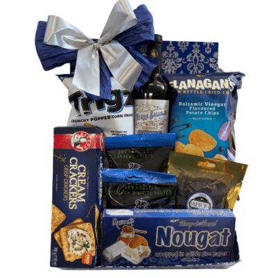 Wine and Snacks Gift Box