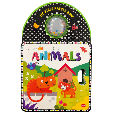 My First Rattle Book - First Animals
