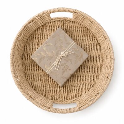 Round Basket Tray