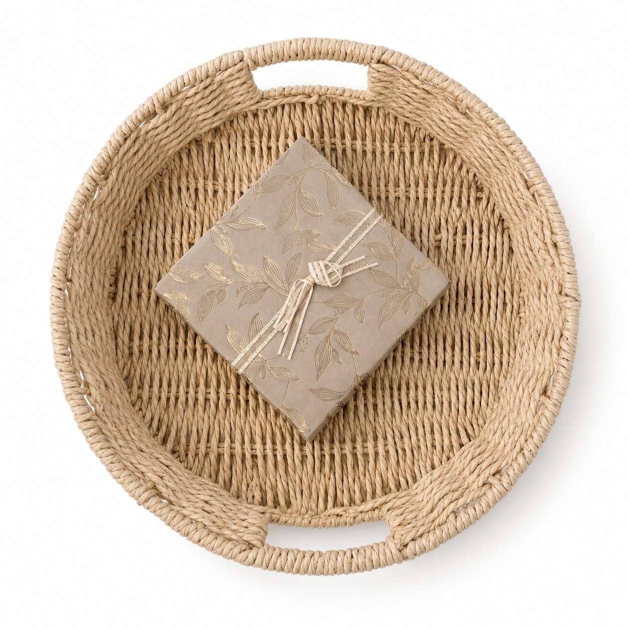 Round Basket Tray