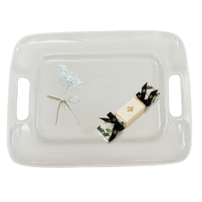 Rectangular Platter with Handles