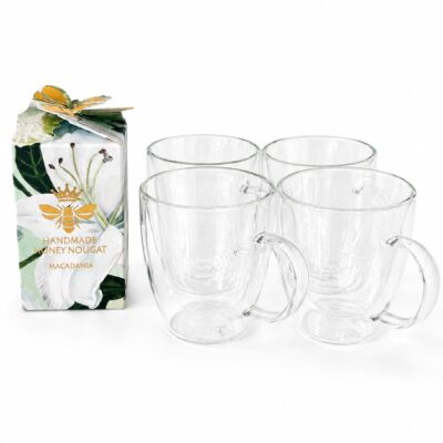 4 Doubled Wall Expresso Cups